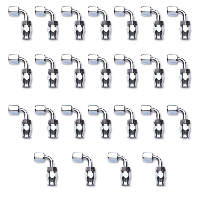 Russell Performance -6 AN Endura Pwerflex Power Steering 90 Degree Hose Ends(25 pcs.)-thumbmail-3