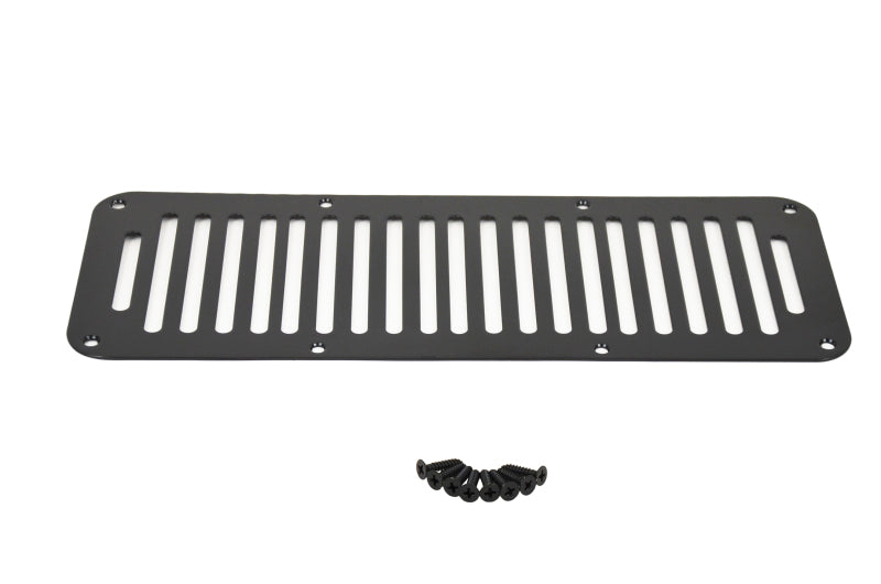 Kentrol 87-95 Jeep Wrangler YJ Hood Vent 8 Holes - Powdercoat Black-thumbmail-1