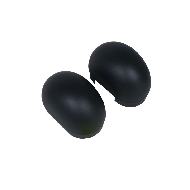 Westin Platinum 4 Oval 4 in Tube Step End Cap Kit - Black-thumbmail-2