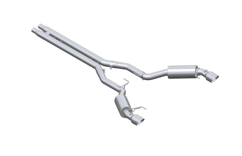 MBRP 15-17 Ford Mustang GT 5.0 3in Cat Back Dual Split Rear Race Version 4.5in Tips - T409-thumbmail-2
