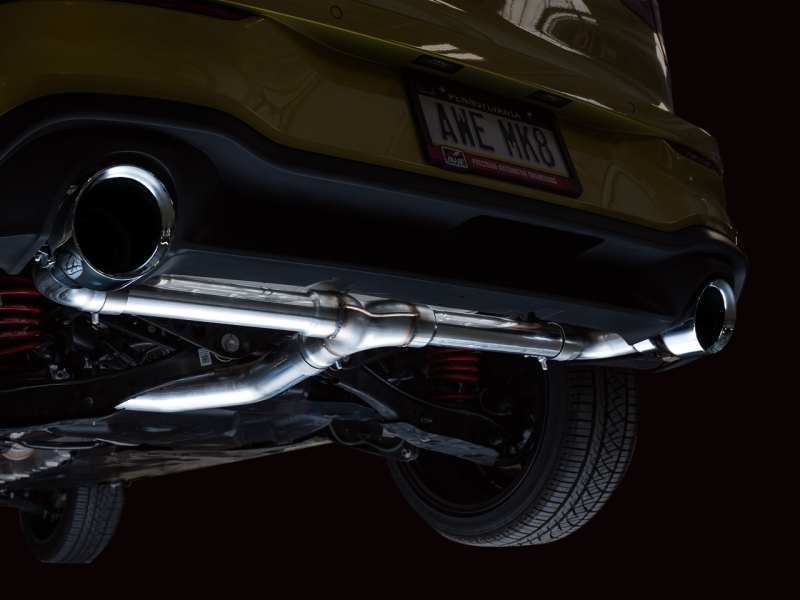 AWE 2022 VW GTI MK8  Track Edition Exhaust - Chrome Silver Tips-thumbmail-7