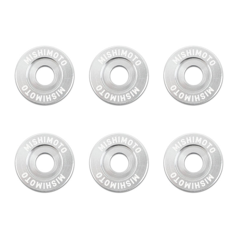 Mishimoto Small Fender Washer Kit (6pcs) - Silver-thumbmail-2