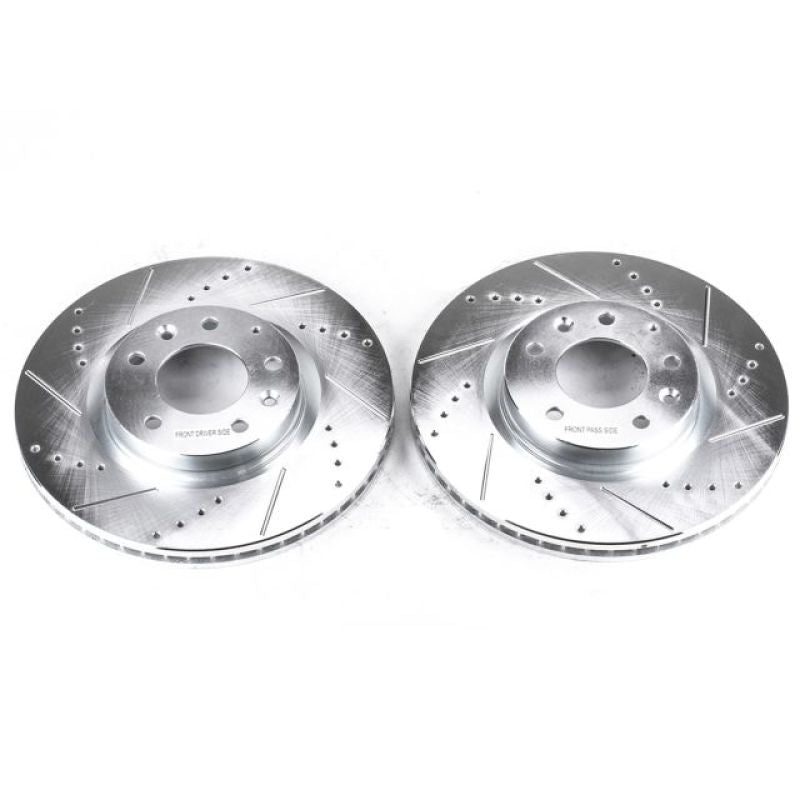 Power Stop 04-08 Mazda RX-8 Front Evolution Drilled & Slotted Rotors - Pair-thumbmail-1