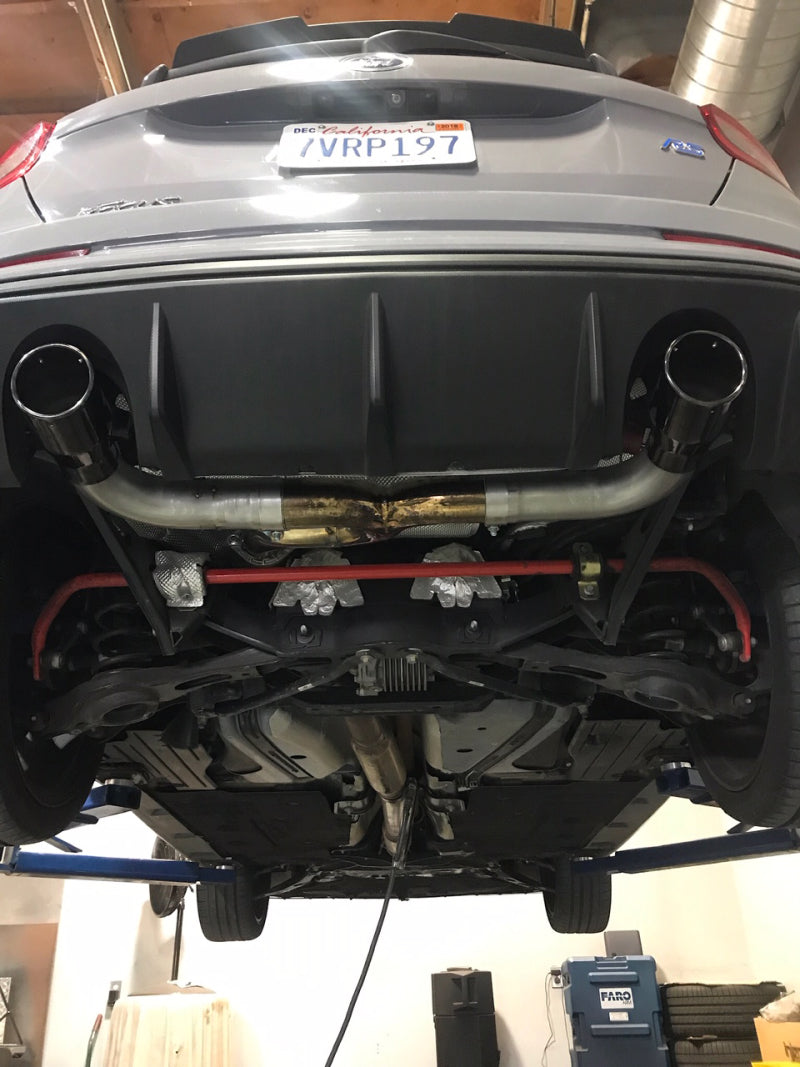 Injen 16-18 Ford Focus RS 3in Cat-Back Stainless Steel Exhaust w/ 4in Black Chrome Tips-thumbmail-3