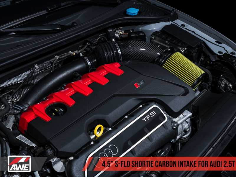 AWE Tuning Audi RS3 / TT RS S-FLO Shortie Carbon Fiber Intake-thumbmail-5