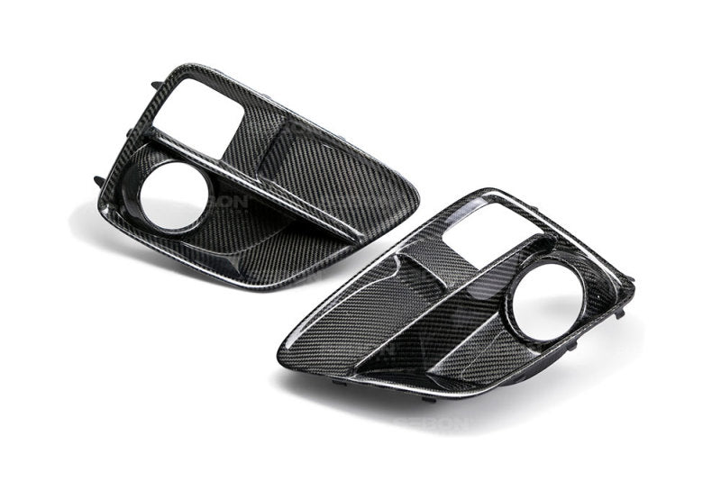 Seibon 15-17 Subaru Impreza WRX/STi Carbon Fiber Fog Light Surrounds (pair)-thumbmail-2