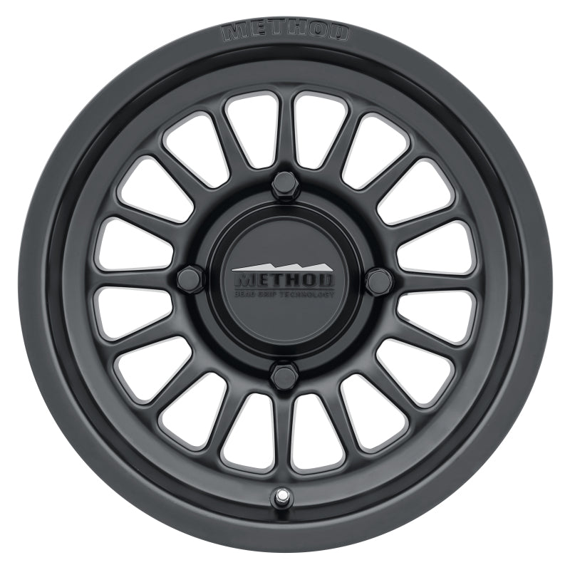 Method MR411 Bead Grip 15x7 / 4+3/13mm Offset / 4x156 / 132mm CB Matte Black Wheel-thumbmail-1