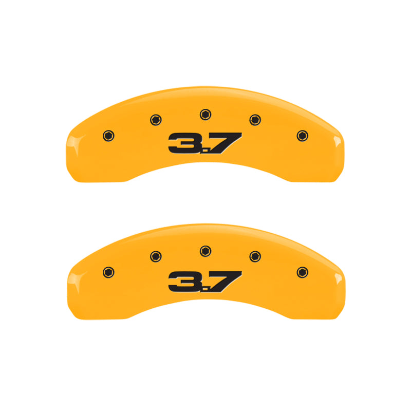MGP 4 Caliper Covers Engraved Front 2015/Mustang Engraved Rear 2015/Bar & Pony Black finish slvr ch-thumbmail-5