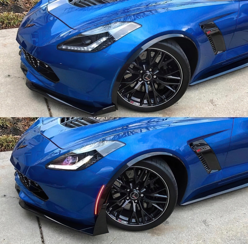 Oracle Chevrolet Corvette C7 Concept Sidemarker Set - Tinted - No Paint-thumbmail-8