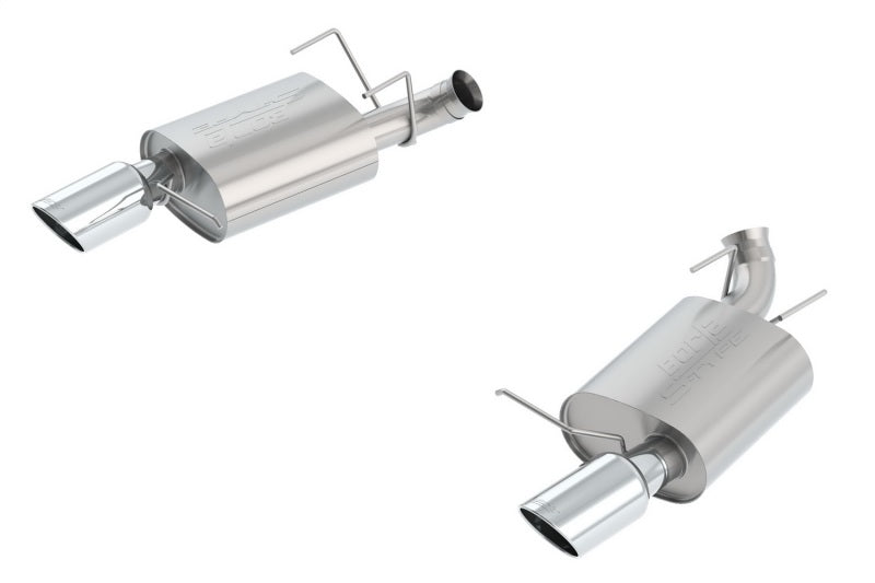 Borla 13-14 Mustang GT/Boss 302 5.0L V8 RWD Single Split Rr Exit S-Type Exhaust (rear section only)-thumbmail-2