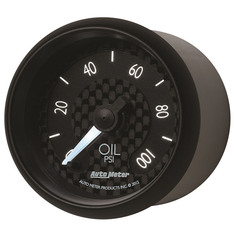 Autometer GT Series 52mm Full Sweep Electronic 0-100 PSI Oil Pressure Gauge-thumbmail-4