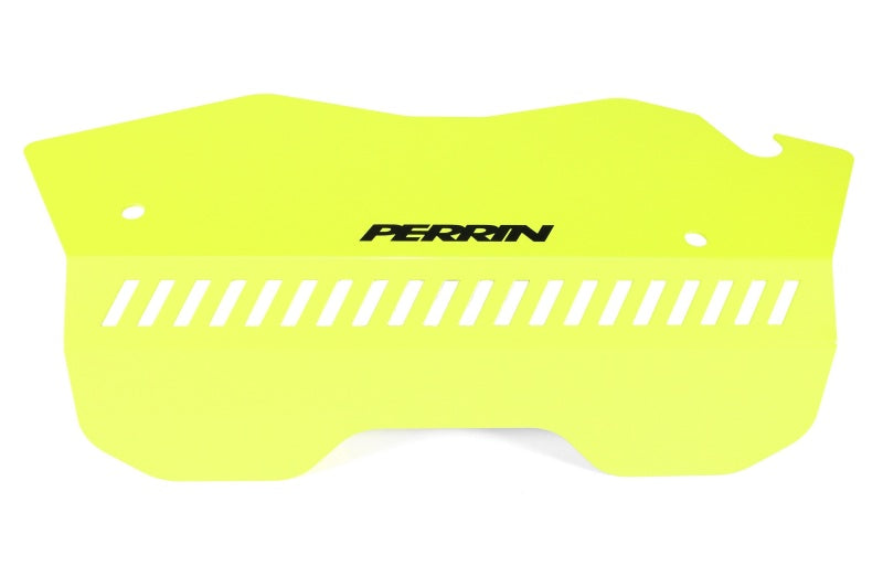 Perrin 2022+ Subaru WRX Pulley Cover - Neon Yellow-thumbmail-6