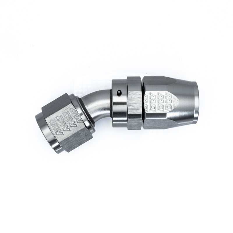 DeatschWerks 10AN Female Flare Swivel 30-Degreehose End CPE - Anodized Matte Black-thumbmail-2