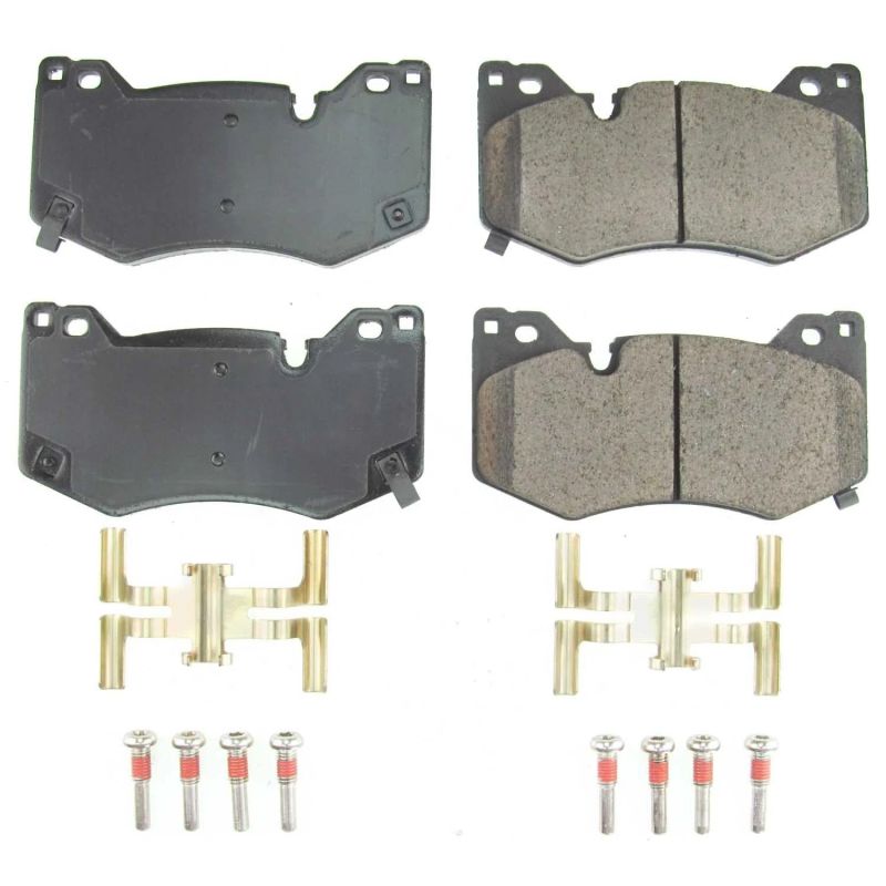 Power Stop 2020 Chevrolet Corvette Front Z17 Evolution Ceramic Brake Pads w/Hardware-thumbmail-1