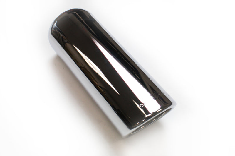 JBA 3in x 3.5in x 9in Rolled Stainless Steel Chrome Plated Exhaust Tip-thumbmail-2