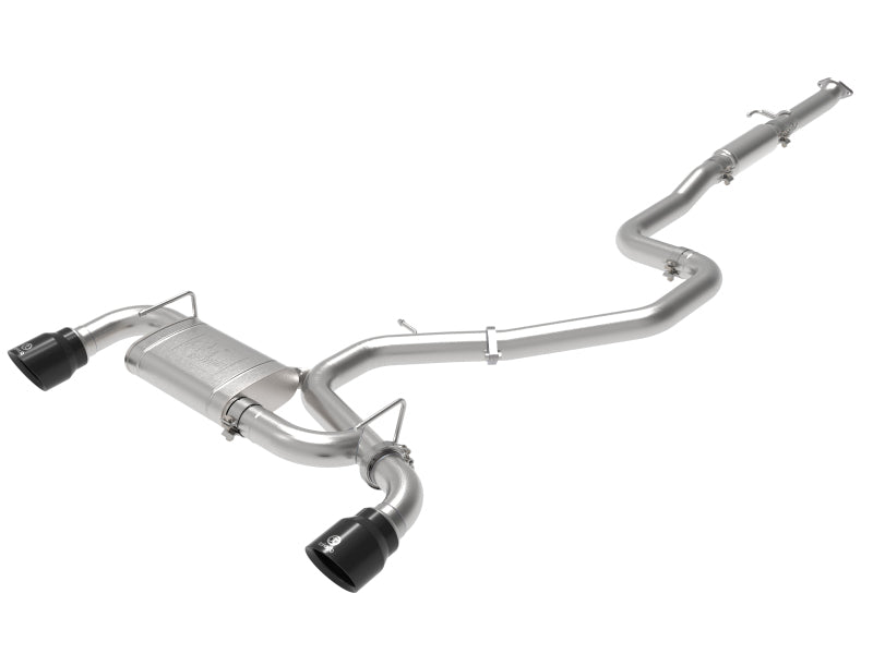 aFe Takeda Exhaust Cat-Back 19-20 Hyundai Veloster N 304SS Black Dual Tips Exhaust-thumbmail-1