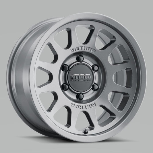 Method MR703 17x8.5 +35mm Offset 5x150 110.5mm CB Gloss Titanium Wheel