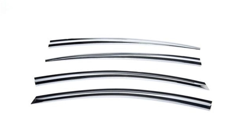 Putco 14-17 Kia Forte Sedan - Tape on Application Element Chrome Window Visors-thumbmail-1