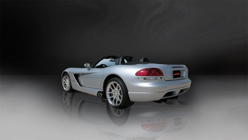 Corsa 03-10 Dodge Viper 8.3L Polished Sport Cat-Back Exhaust (3in Inlet for Use w/ Hi-Flow Conv.)-thumbmail-5