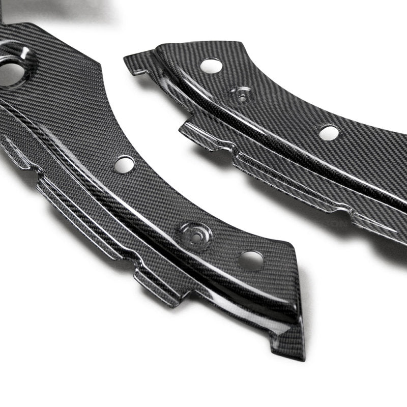 Seibon 17+ Honda Civic Type R Carbon Fiber Under Hood Inner Wing Trims-thumbmail-5