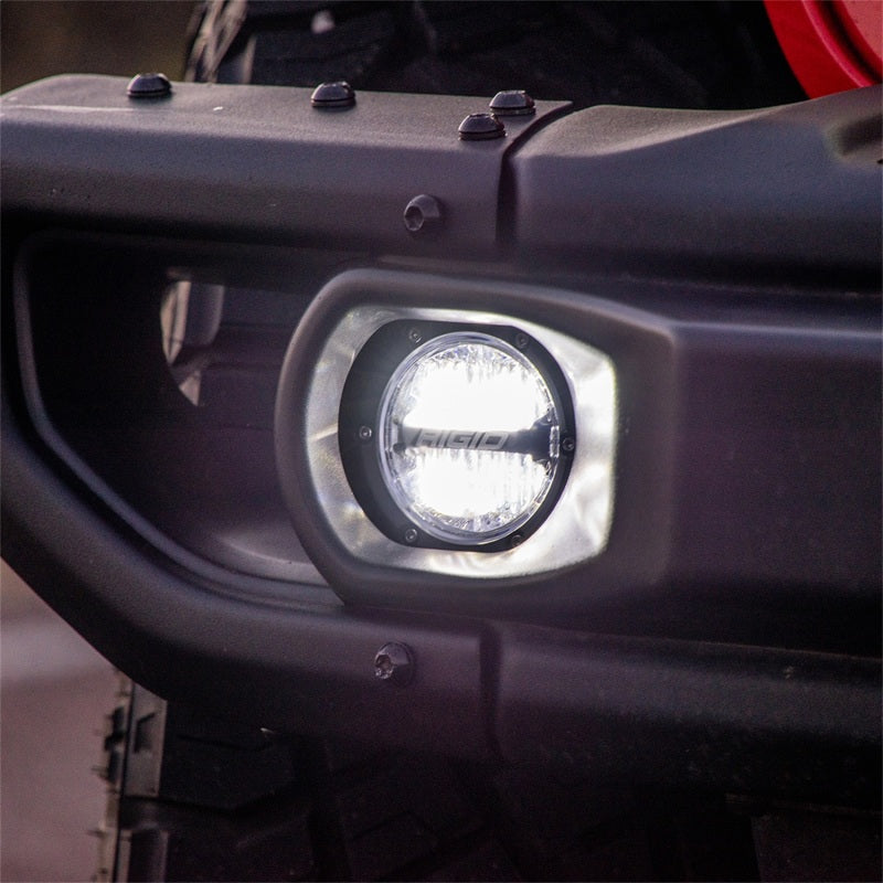 Rigid Industries 360-Series 4in LED SAE J583 Fog Light - White (Pair)-thumbmail-2