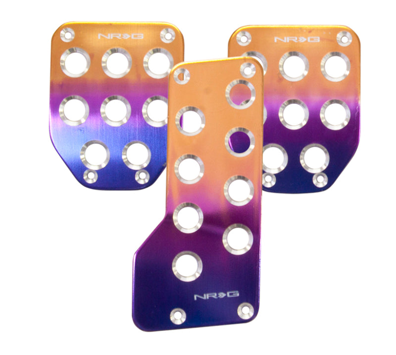 NRG Aluminum Sport Pedal M/T - Purple/Titanium Fade-thumbmail-1