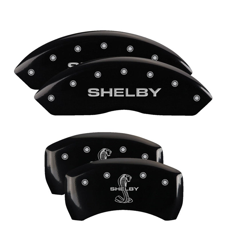 MGP 4 Caliper Covers Engraved Front 2015/Mustang Engraved Rear 2015/GT Yellow finish black ch-thumbmail-2