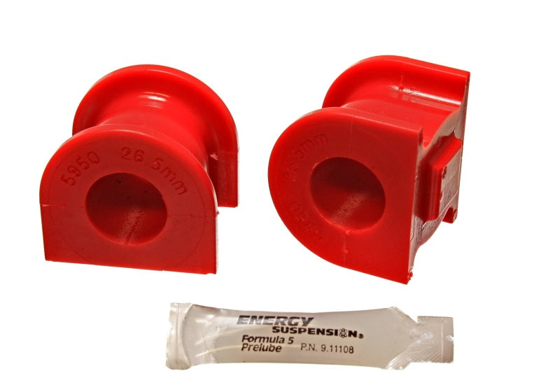 Energy Suspension 00-09 Honda S2000 Red 26.5mm Rear Sway Bar Bushing Set-thumbmail-1