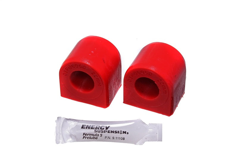Energy Suspension 06-13 Audi A3 / 12-13 VW Golf R Red 22mm Front Sway Bar Bushing Set-thumbmail-1