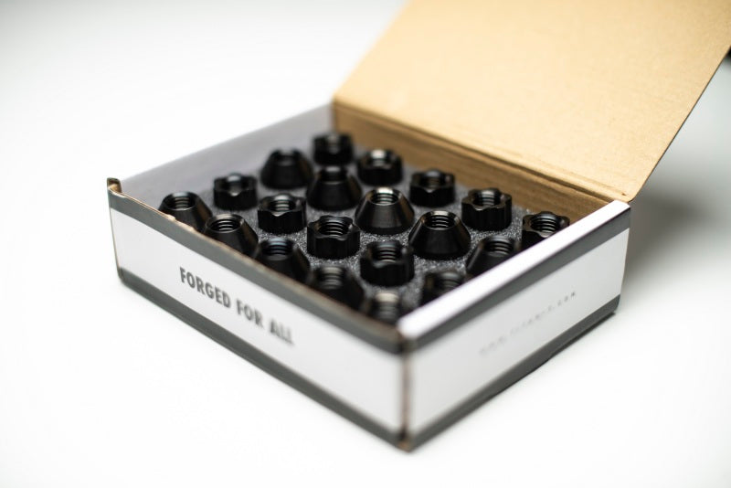 Titan 7 O.W.L. Titanium Race Nut 12x1.5 / 30mm H. / 60 Deg. Seat Taper - Machine Black-thumbmail-5