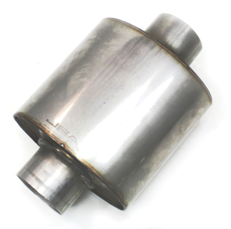 JBA Universal Straight-Through 304SS Muffler 6x6x4 2.5in Inlet Diameter Center/Center-thumbmail-2