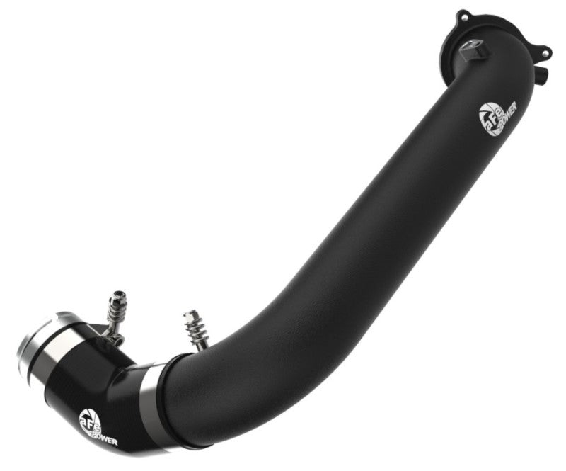 aFe BladeRunner Black 2-3/4in Aluminum Charge Pipe 2021 Toyota Supra GR (A90) I4-2.0L (t) B48-thumbmail-7