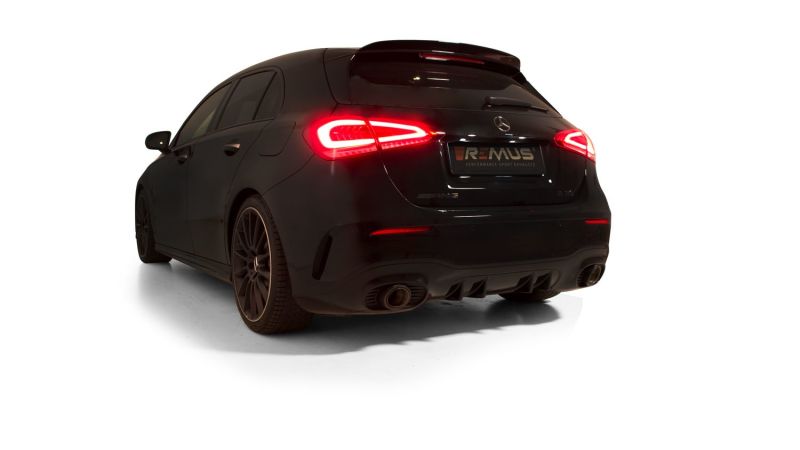 Remus 2019 Mercedes A35 AMG Hatchback 2.0L Turbo (w/GPF) Race Axle Back Exhaust (Tail Pipes Req)-thumbmail-1