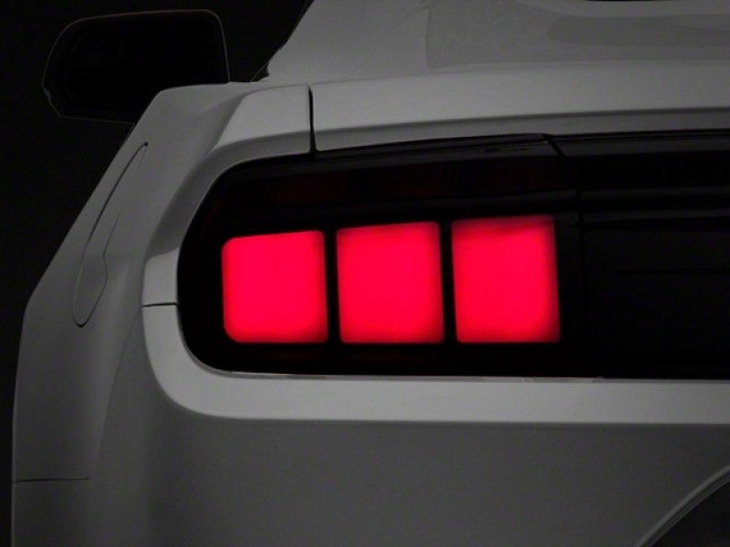 Raxiom 15-22 Ford Mustang Profile LED Tail Lights - Gloss Black Housing (Smoked Lens)-thumbmail-1