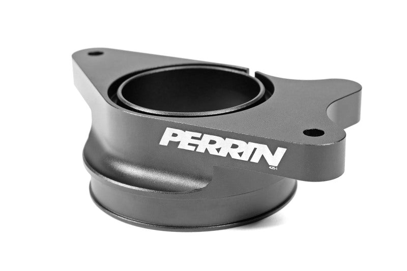 Perrin 2022+ Subaru WRX Black 3in Turbo Inlet Hose w/ Nozzle (Short)-thumbmail-5