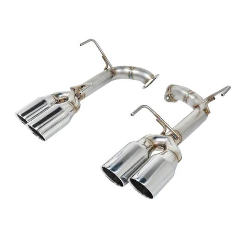 Remark 2015+ Subaru WRX STi VA Axle Back Exhaust w/Stainless Steel Double Wall Tip 4in-thumbmail-1