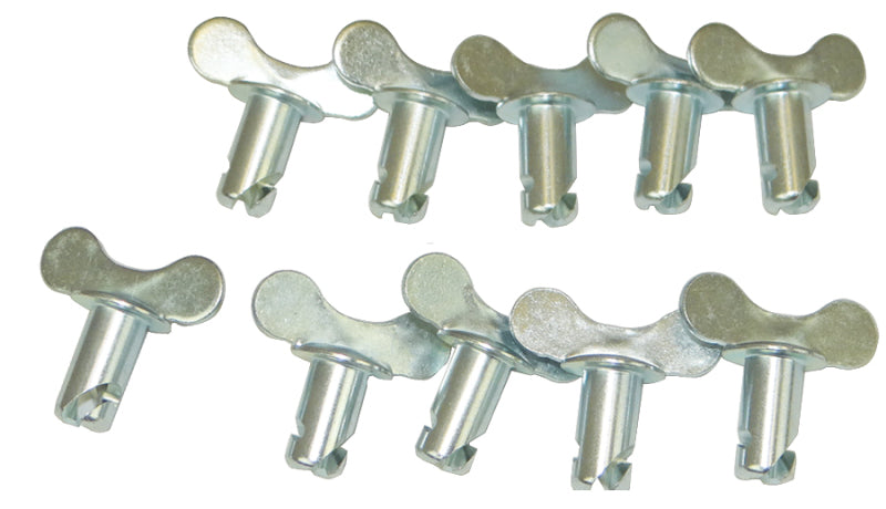 Moroso Quick Fastener - Butterfly Head - 5/16in x .500in - Steel - 10 Pack-thumbmail-1