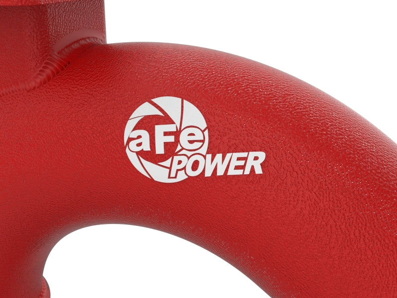 AFE 2018-2020 Kia Stinger 19-22 G70 BladeRunner 3in Aluminum Hot Charge Pipe Red-thumbmail-4