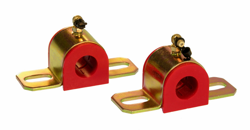 Prothane Universal 90 Deg Greasable Sway Bar Bushings - 7/8in - Type B Bracket - Red-thumbmail-1