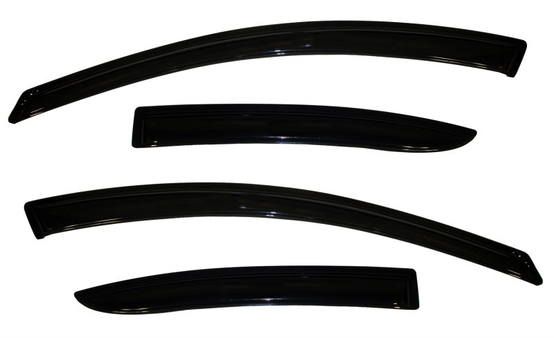 AVS 10-13 Mazda 3 Ventvisor Outside Mount Window Deflectors 4pc - Smoke-thumbmail-5