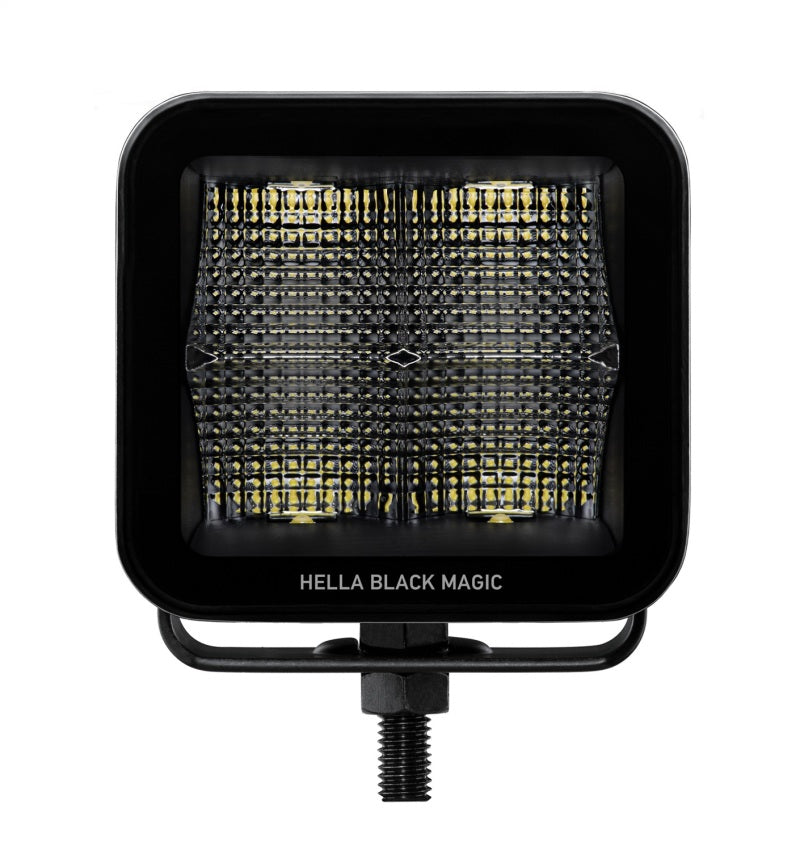 Hella Universal Black Magic 3.2in L.E.D. Cube Kit - Flood Beam (Short Range)-thumbmail-10