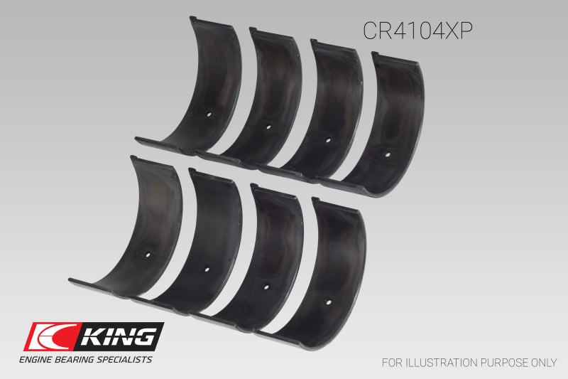 King Audi ABB/ ABM/ ADP/ PP/ RN (Size 0.25) Connecting Rod Bearing Set-thumbmail-3