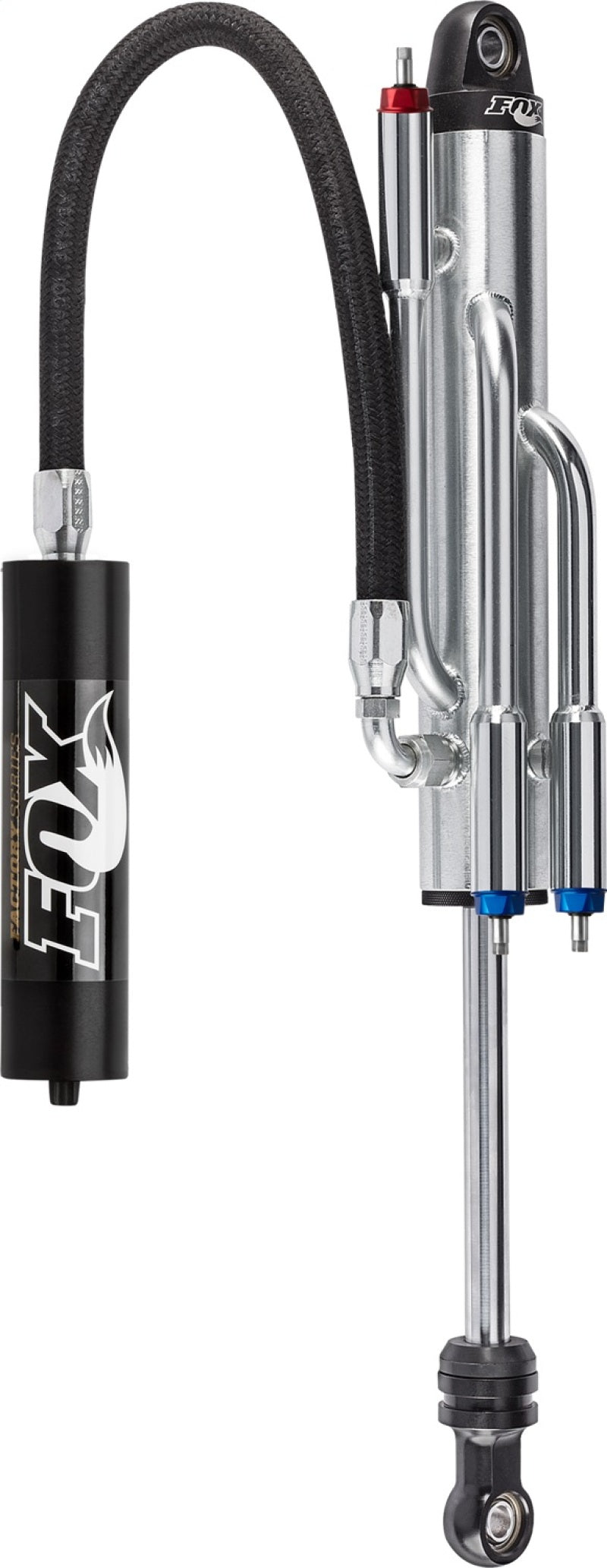 Fox 2.5 Factory Series 10in. Remote Res. 3-Tube Bypass Shock (2 Cmp/1 Reb) 7/8in. Shft(21/70) - Blk-thumbmail-2