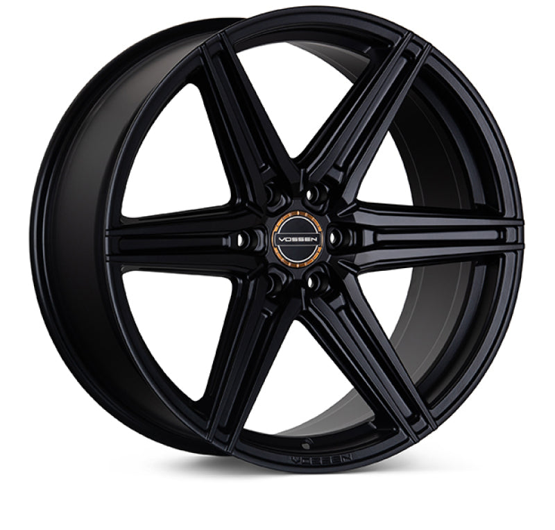 Vossen HF6-2 24x10 / 6x139.7 / ET25 / Deep Face / 106.1 - Satin Black Wheel-thumbmail-1