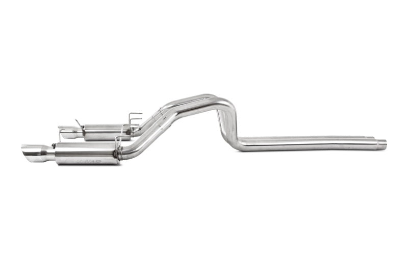 MBRP 11-14 Ford Mustang GT 5.0L Dual Split Rear Race Version T409 3in Cat Back Exhaust System-thumbmail-8