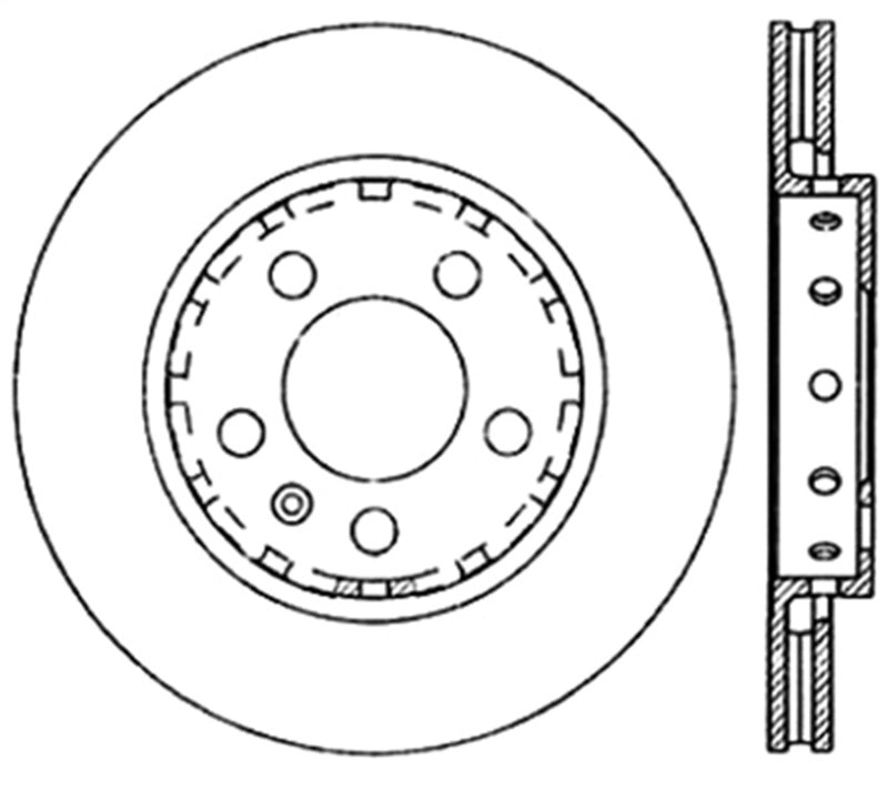 StopTech Slotted & Drilled Sport Brake Rotor-thumbmail-2