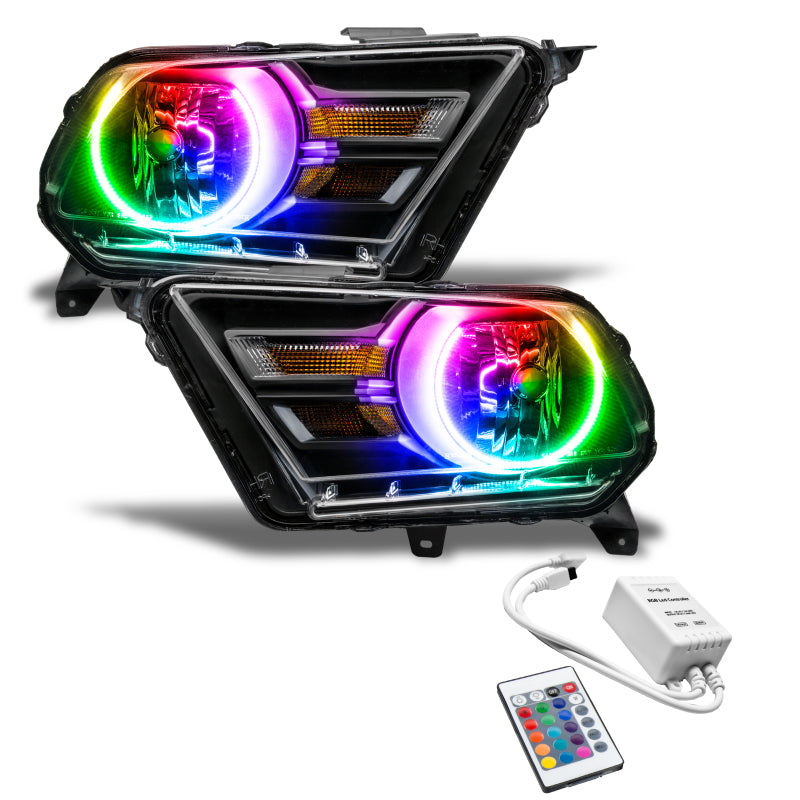 Oracle 10-14 Ford Mustang HL (Non-HID) - ColorSHIFT w/ Simple Controller-thumbmail-3