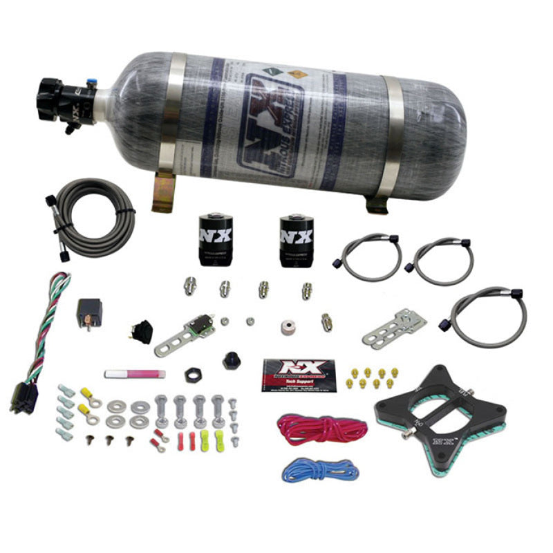 Nitrous Express 96-04 Ford Mustang 4.6L 2 Valve Nitrous Plate Kit w/Composite Bottle-thumbmail-2