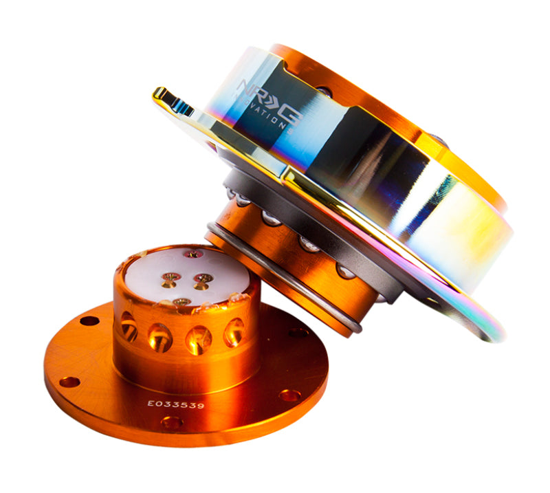 NRG Quick Release Gen 2.5 - Rose Gold Body / Neochrome Ring-thumbmail-2