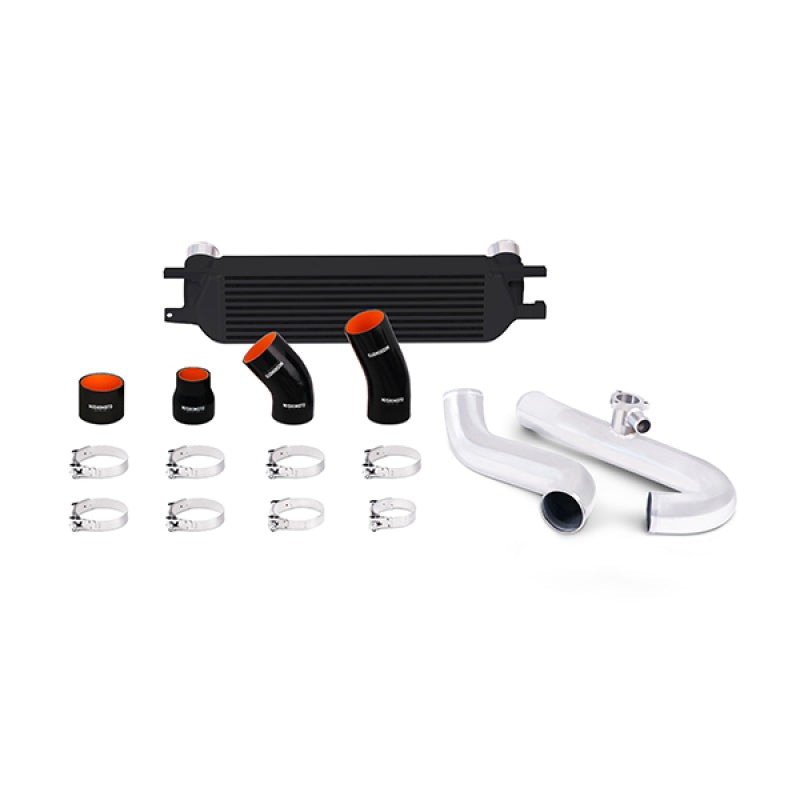 Mishimoto 2015 Ford Mustang EcoBoost Performance Intercooler Kit - Black Core Polished Pipes-thumbmail-2